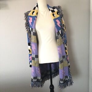 Dressed In LALA Wonderstruck Luxe Fringe Cardigan Size S/M Oversized Ultra Soft